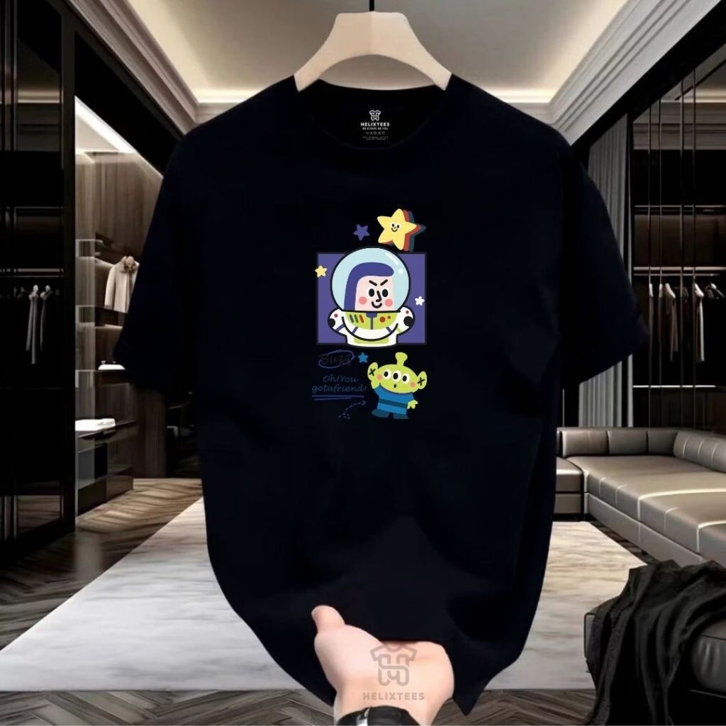 Kaos Distro Cotton Toy Story 20S - Nyaman & Lembut Cewek-Cowok  Original Premium