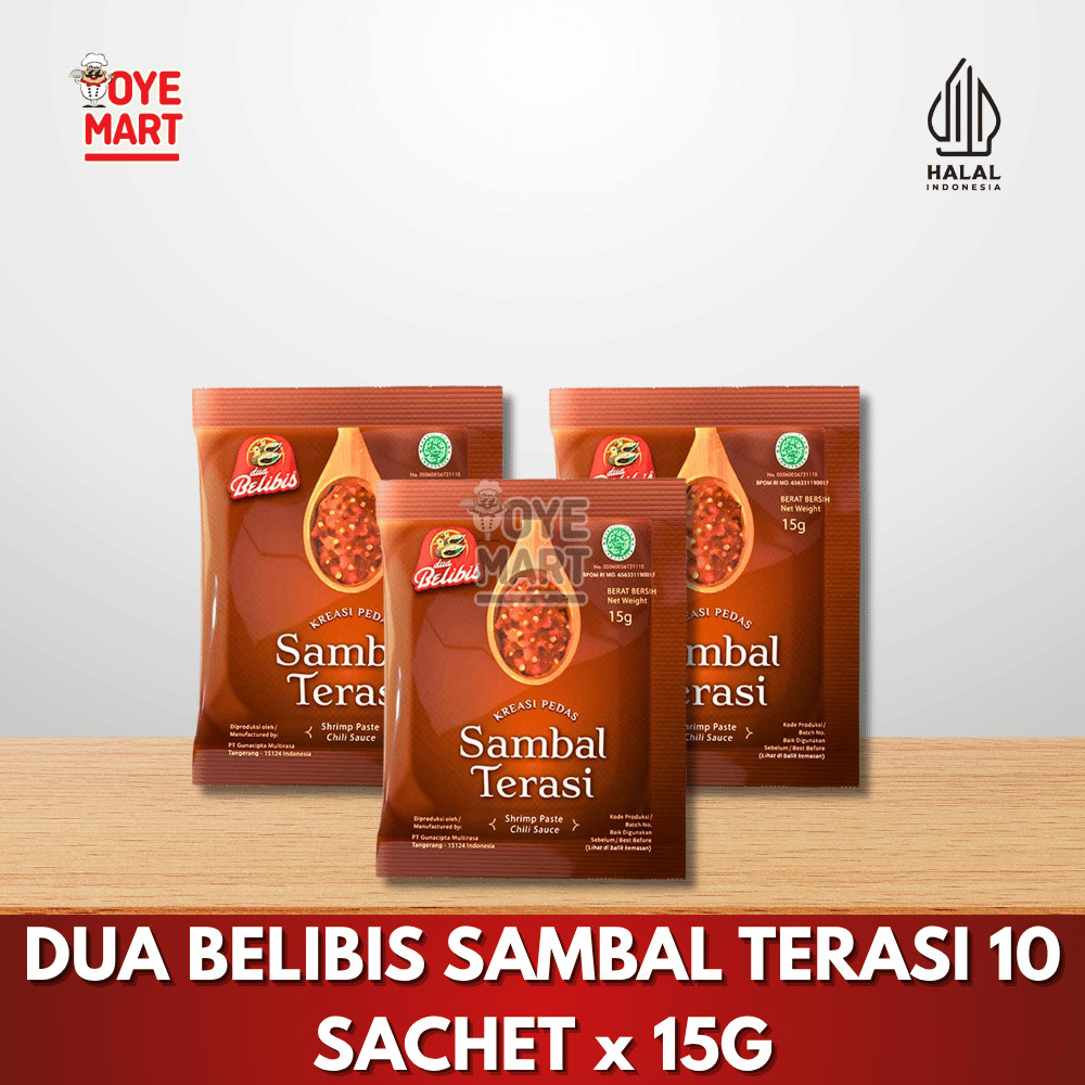 

DUA BELIBIS SAMBAL TERASI 10 SACHET X 15GR