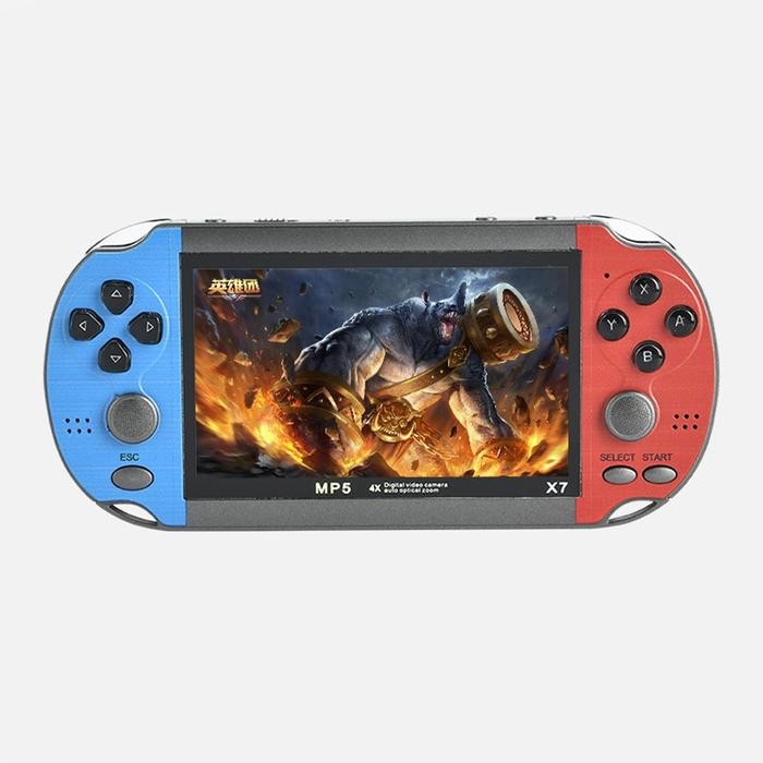 Konsol Game Genggam X12 Plus Layar Besar 7 Inci PSP Pemutar Game Nostalgia Hadiah Mainan Anak Laki-l