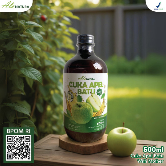 

Alanatura Cuka Apel With Mother Ampuh Atasi Jantung Kolesterol Ginjal dan Hipertensi Halal BPOM