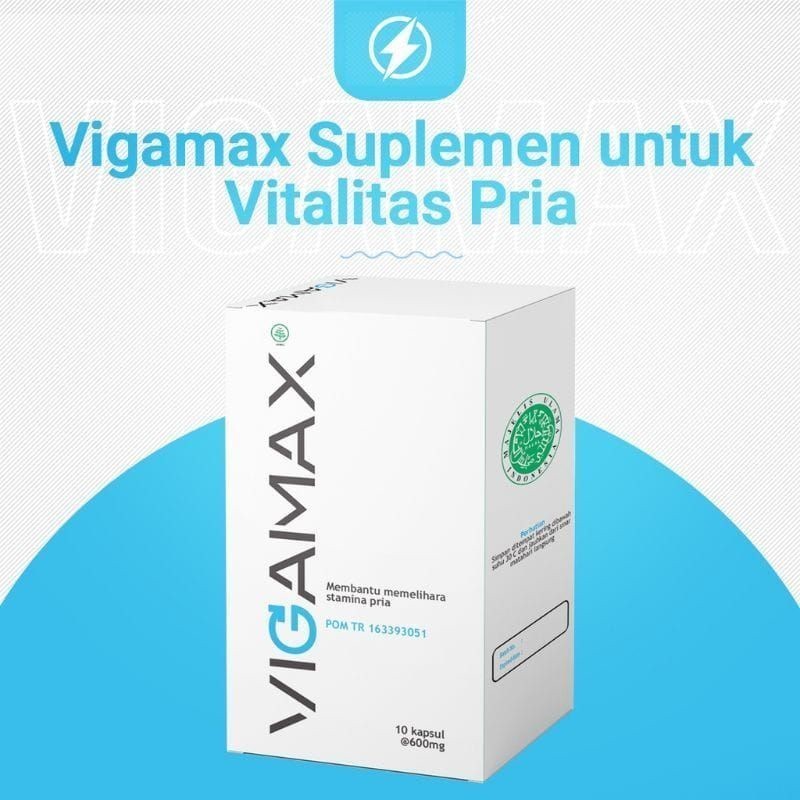 ORIGINAL 100% VIGAMAX ASLI ORIGINAL CAPSULE OBAT HERBAL SUPLEMEN PRIA BPOM(Bisa COD) gratis ongkir F