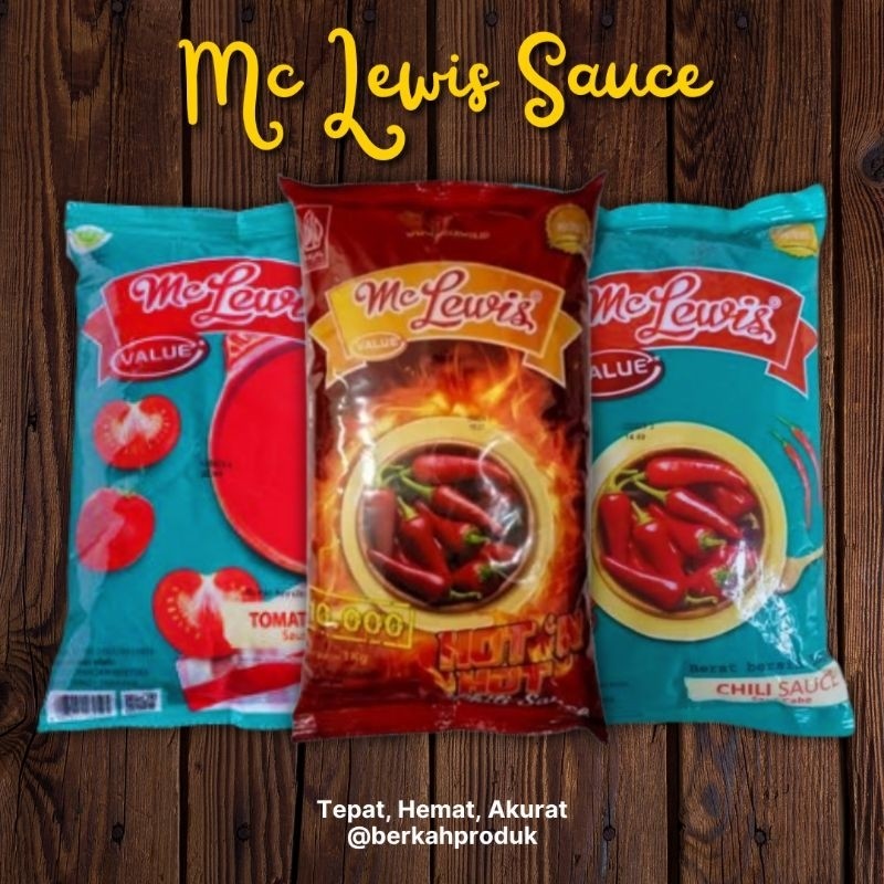 

Mc Lewis Saos Cabai / Tomat / Hot N Hot