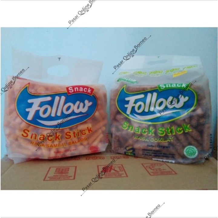 

Follow Tes Snack Stick Balado Coklat Pandan 200 Gram ARBON