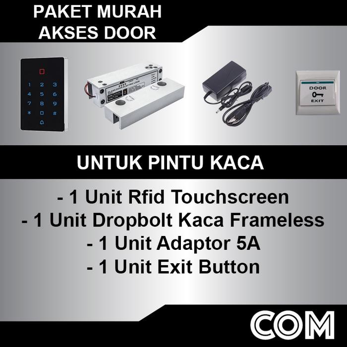 

PAKET MURAH RFID TOUCHSCREEN/PINTU KACA