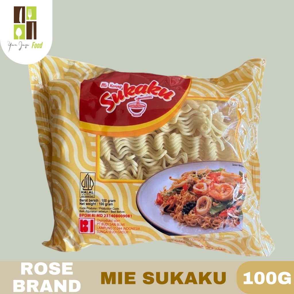 Rose Brand Mie Sukaku 100g - 1pcs Mie Telur / Mie Kering