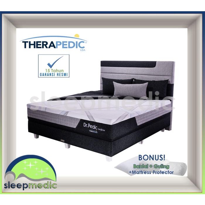 THERAPEDIC SpringBed DR PEDIC ( KASUR / FULL SET ) 160 180 200 100 120 - Hanya KASUR, 100x200