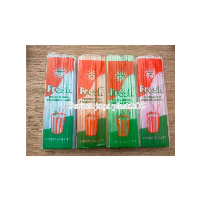 Sedotan Plastik Fresh Panjang 1 Pack