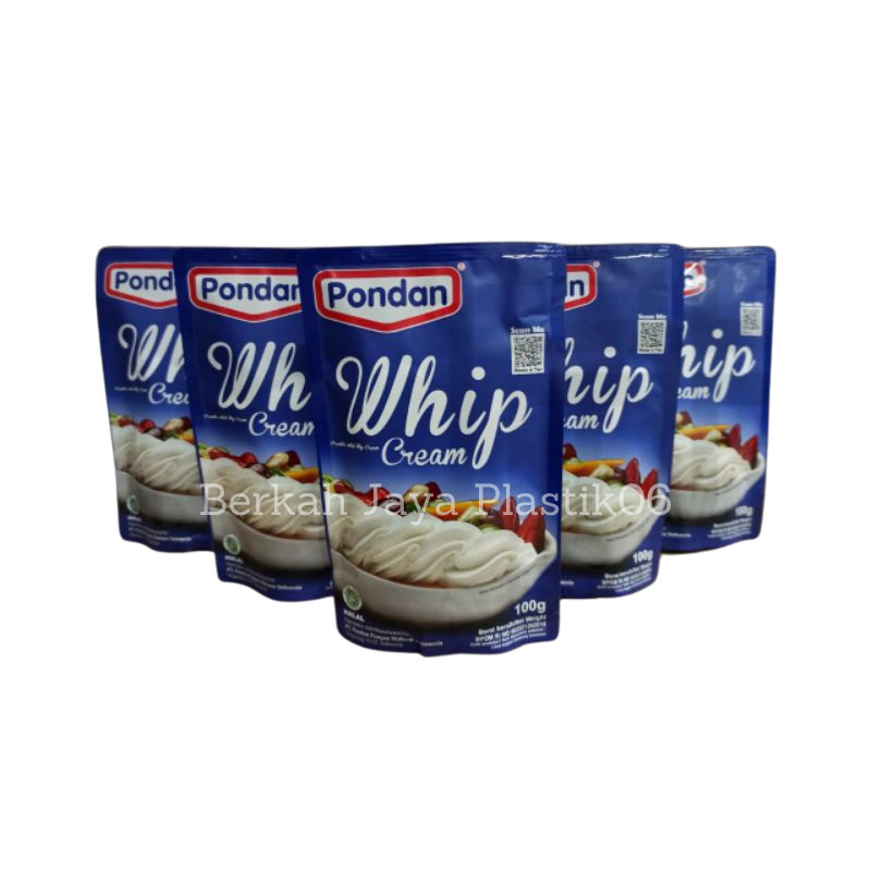 

Pondan whip cream pouch / Bubuk instan krim kue whipping