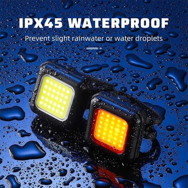 West Biking Lampu Depan 250mAh 130 Lumen Sepeda LED USB Rechargeable Light Cas Charge Lampu Sepeda D