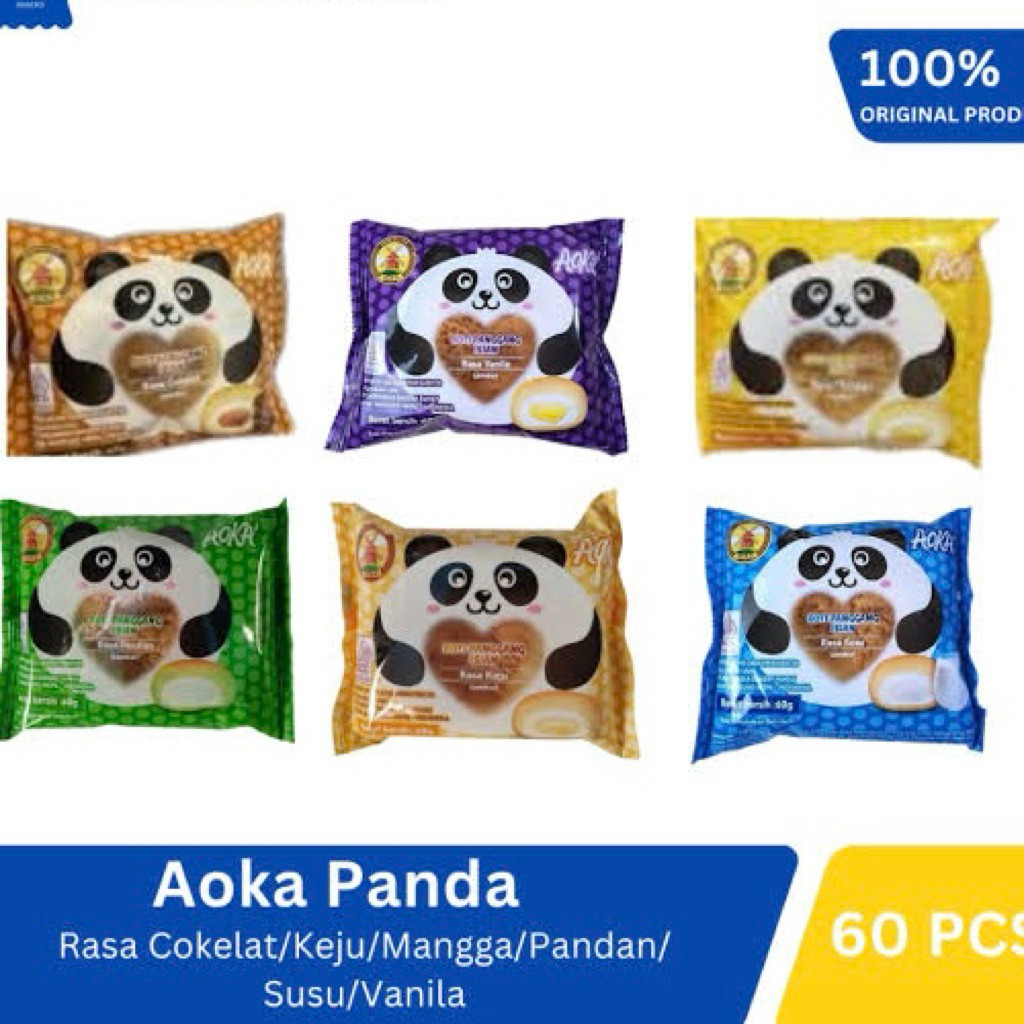 

ROTI AOKA PANDA DUS ( 60 PCS )