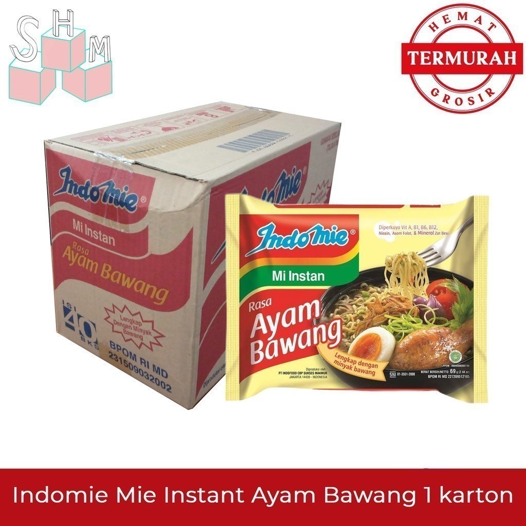 

indomie ayam bawang 1 karton