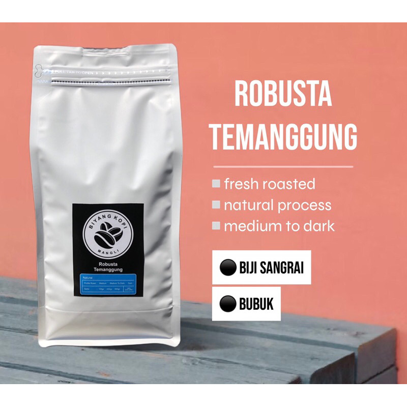 

Kopi Robusta Temanggung 1kg - Pilih Roastbean atau Bubuk