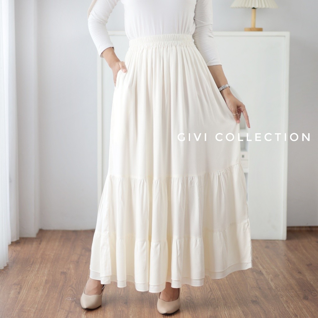 GT65R naomi kawaii skirt japan korean style | rok korea | rok susun | rok rayon premium