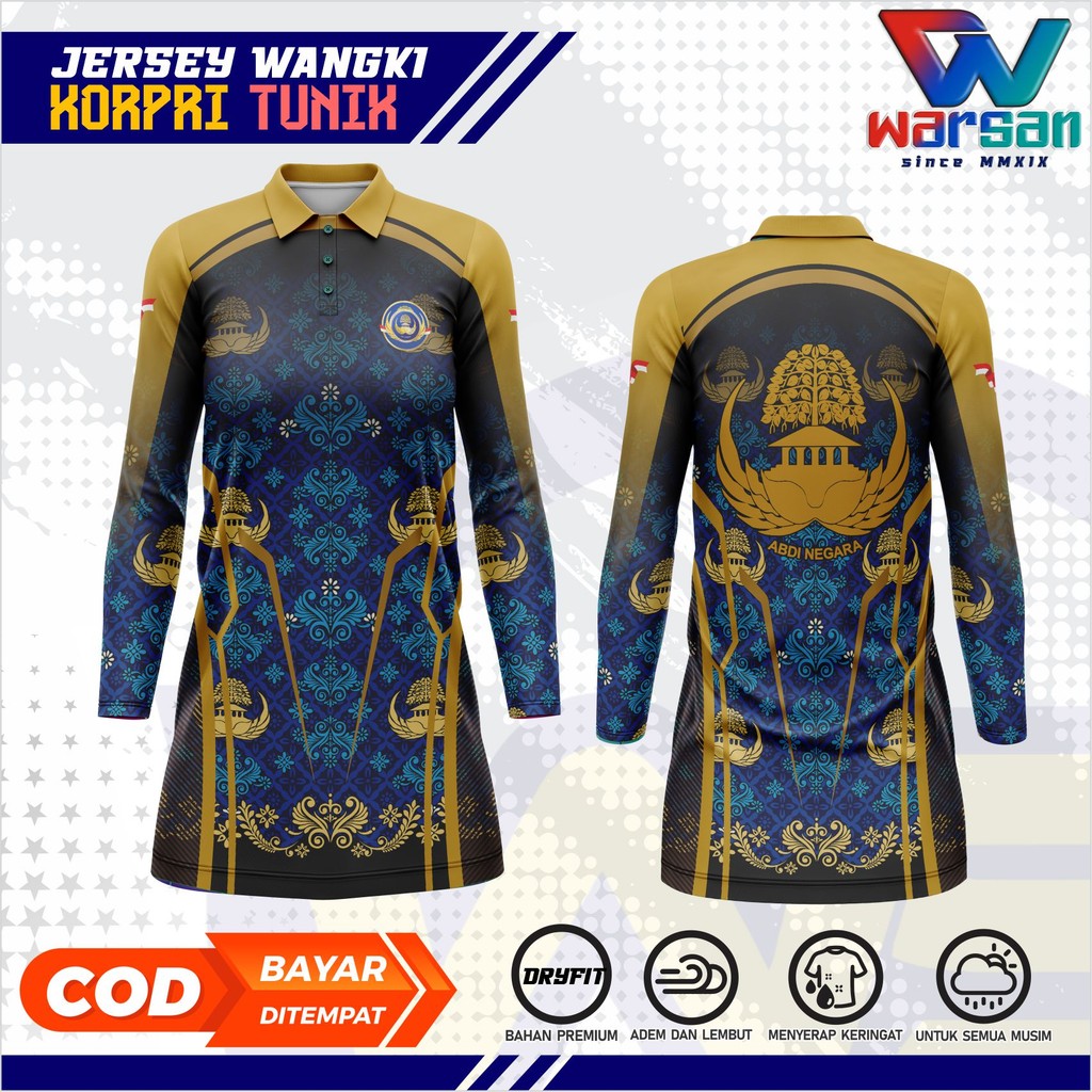TUNIK KORPRI / JERSEY KORPRI WANITA / BAJU KORPRI IGI  / DRESS KORPRI / POLO KORPRI