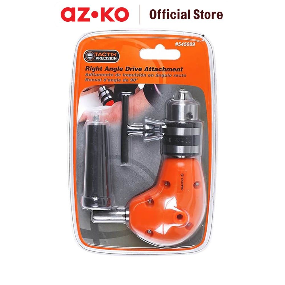 AZKO Tactix Right Angle Drive Untuk Bor Listrik Perlengkapan Bor Aksesoris Tambahan Bor Drill Attach