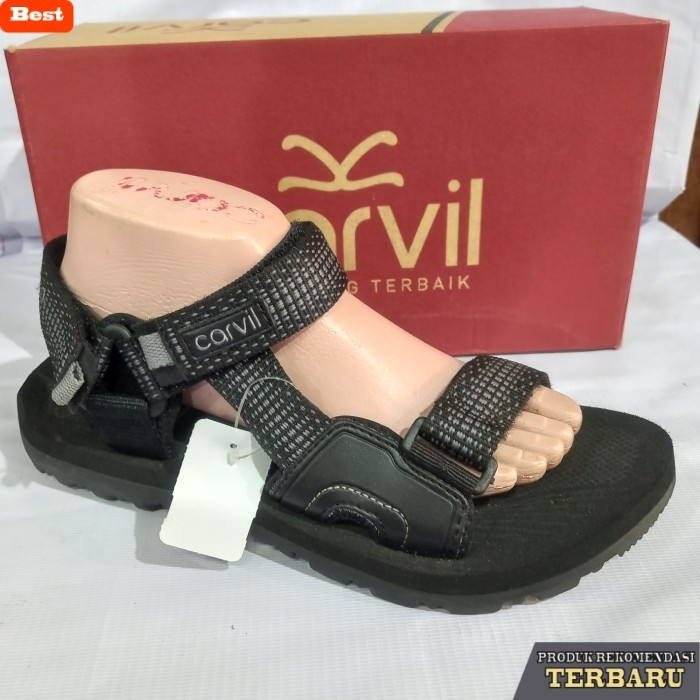 rekomendasi sepatu olahraga brand lokal sandal gunung pria Carvil original traven sepatu sandal