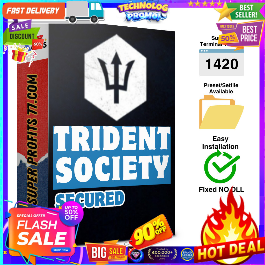 EA Robot Forex MT4 Trident Society v1