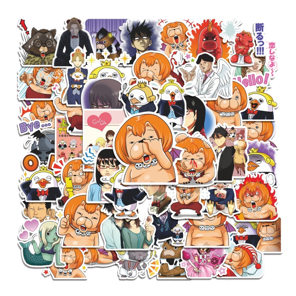 

COD 50 Pcs Stiker Yondemasu yo, Azazel-san Anime Lucu Anti Air Untuk Dekorasi Notebook Sepeda Skateboard Handphone DIY