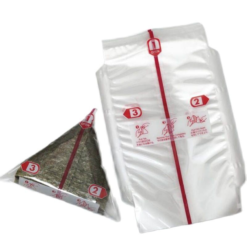 

100pcs/pack Double Layers Triangle Rice Ball Packing Bag Nori Seaweed Onigiri Sushi Bag Onigiri Wrap