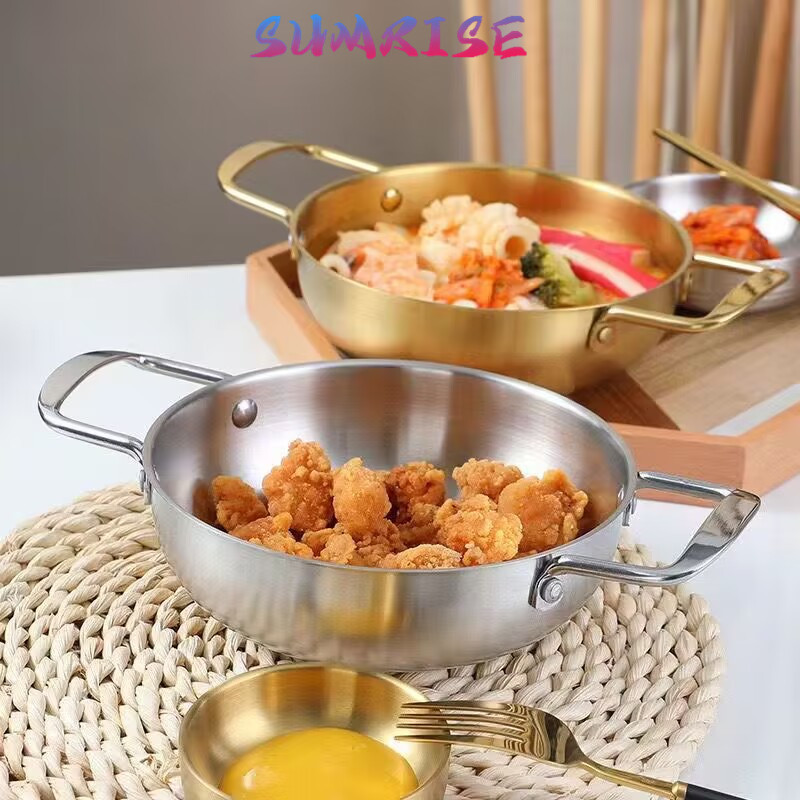 Panci Ramen Korea Noodle Pot Stainless Steel 20cm Panci Ramyun Panci Rebus Mie Panci Sop Korea Premi