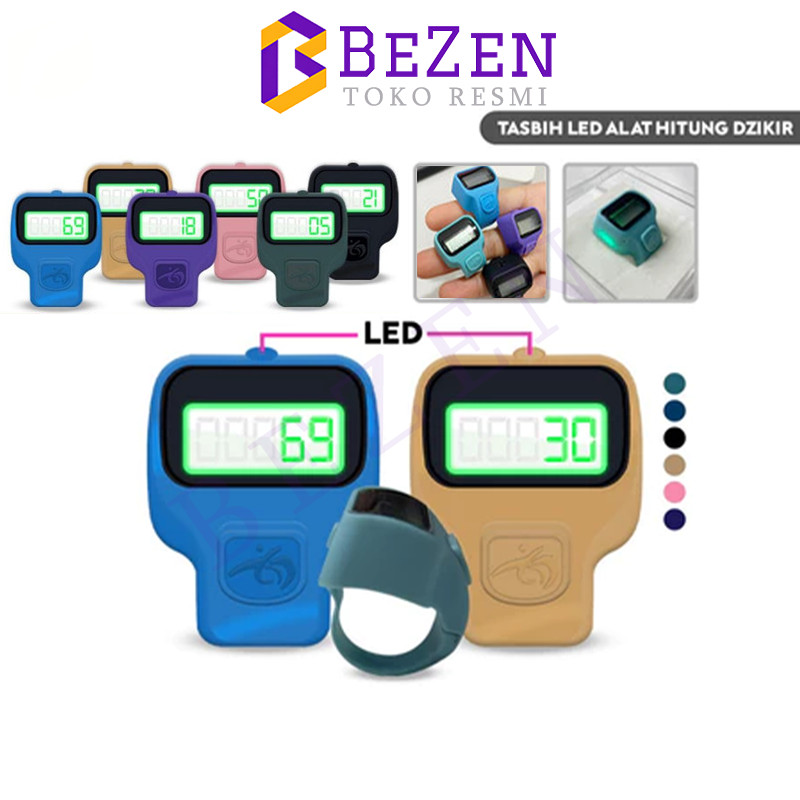 Alat Hitung Dzikir Perlengkapan Ibadah Tally Counter Penghitung Zikir Tasbeh Jari Digital Perlengkap