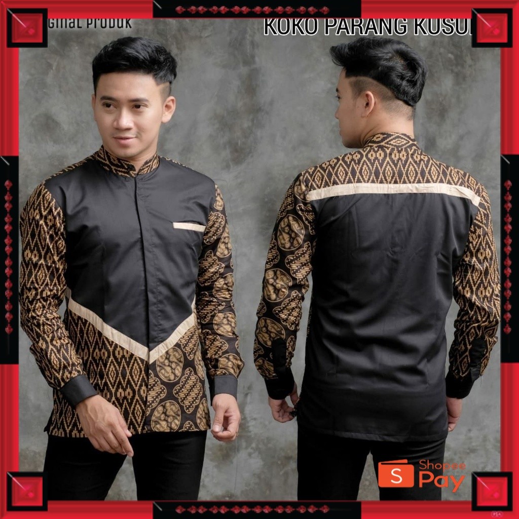 [PREMIUM ORIGINAL] BISA COD | Baju Koko Al Qorni  Hadroh Azzahir Kemeja Muslim Pria Model Terbaru Bu