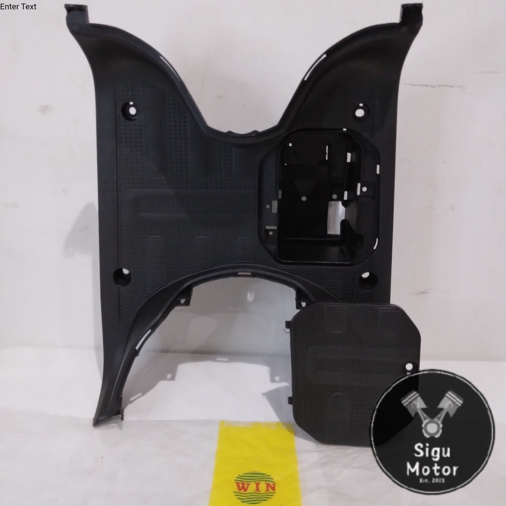 Pijakan Kaki + Tutup Aki Scoopy 110 FI 2017 2018 2019 2020 | footrest atas WIN | bordes injakan moto
