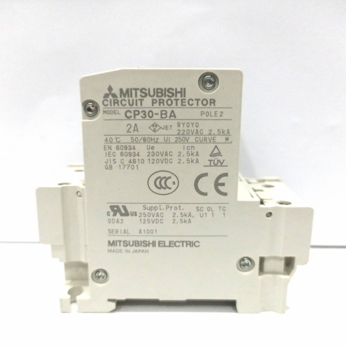 AO99 CP30-BA 2P 1-M 2A CP30-BA 2P 1-M 3A CP30 BA 2p 1 m 2a Mitsubishi - 2A