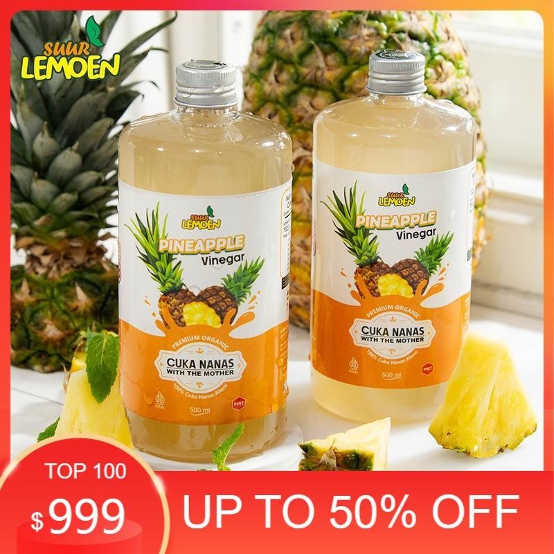 

NORKID HEALTH & BEAUTY Cuka Nanas Pineapple Vinegar With Mother Premium Organic 1 Liter