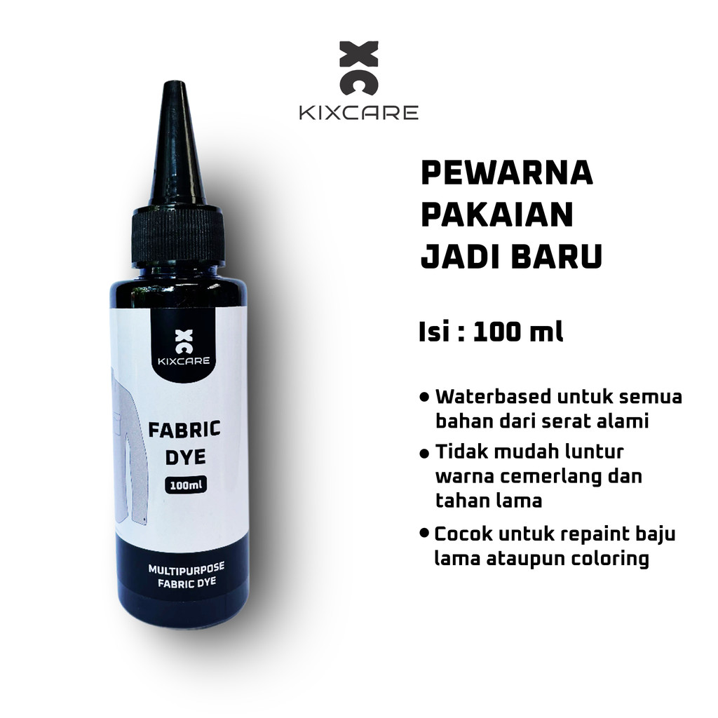 Kixcare Shoes - Fabric Dye Wantex Pewarna Kain, Jeans, Jaket dan Hoodie premium
