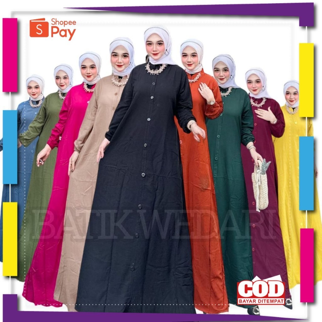 [PREMIUM ORIGINAL] GAMIS TWILL ORI PEKALONGAN | GAMIS TWILL ORI | GAMIS TWILL TERBARU | GAMIS RAYON 