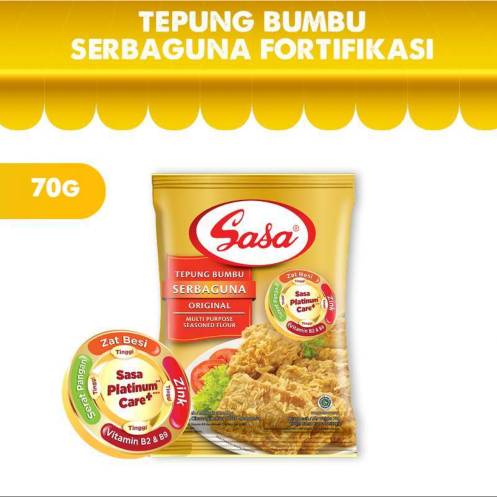 

[SASA] Tepung Serbaguna Original | Kemasan 70gr