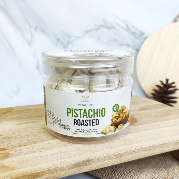 

Kacang Pistachio Roasted Salted 500 gr - Kemasan Toples - 150 gram
