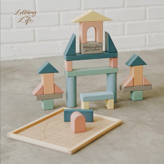 House Building Blocks | Lettering and Life