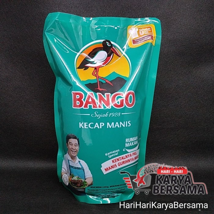 

BUMBU MASAK KECAP KENTAL MANIS BANGO REFILL POUCH 1525ML
