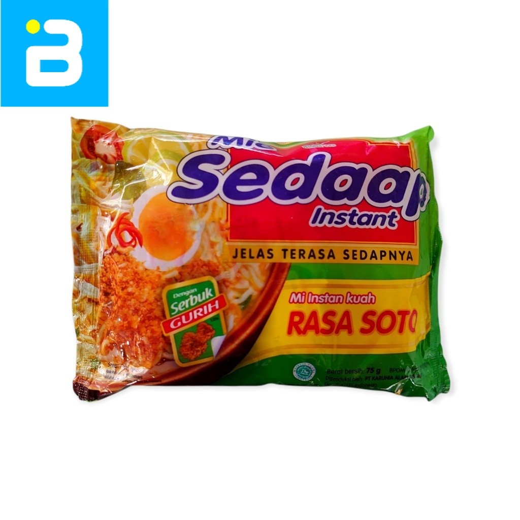 

Mie Sedaap Rasa Soto 75 G