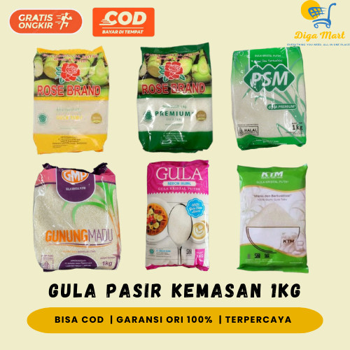 

Gula Pasir KTM Kemasan 1 kg MURAH