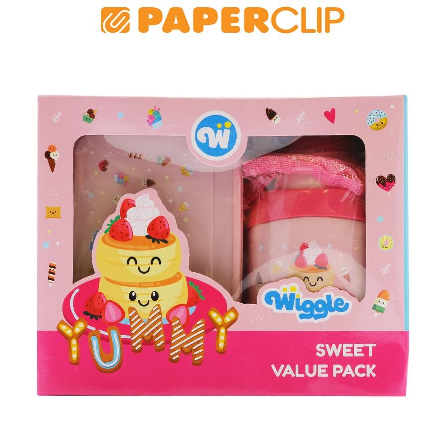 KOTAK MAKAN SET VALUE PACK WIGGLE  S412SW107.WGSW/24P SWEET