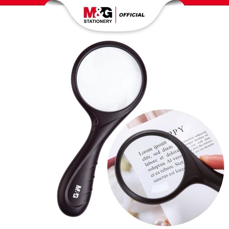 

M&G Kaca Pembesar Magnifier 3.5x Ringkas dan Portable / Classic Magnifier 3.5 times 155*65*15mm