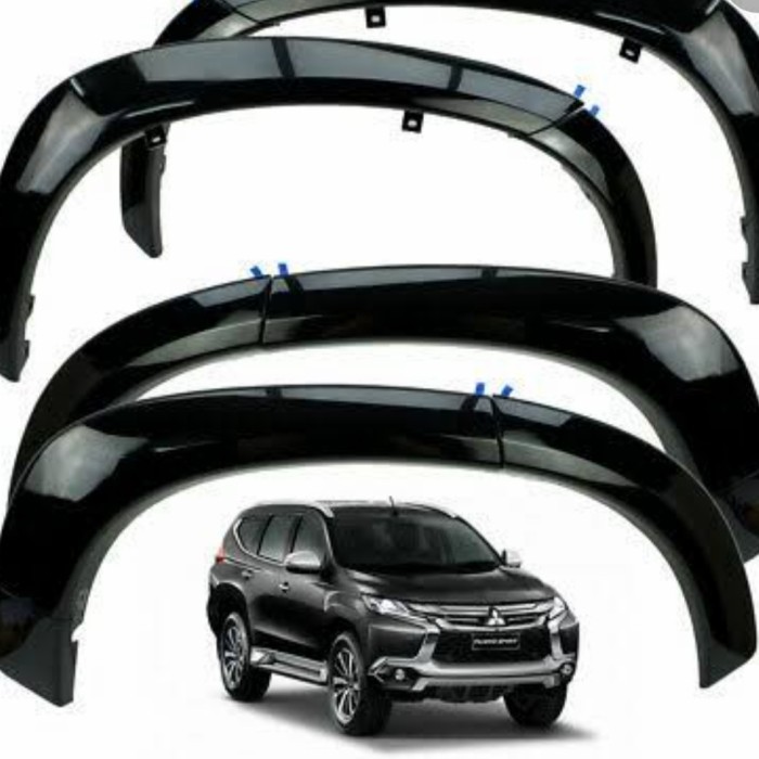 spoiler fender all new pajero sport limited asli original