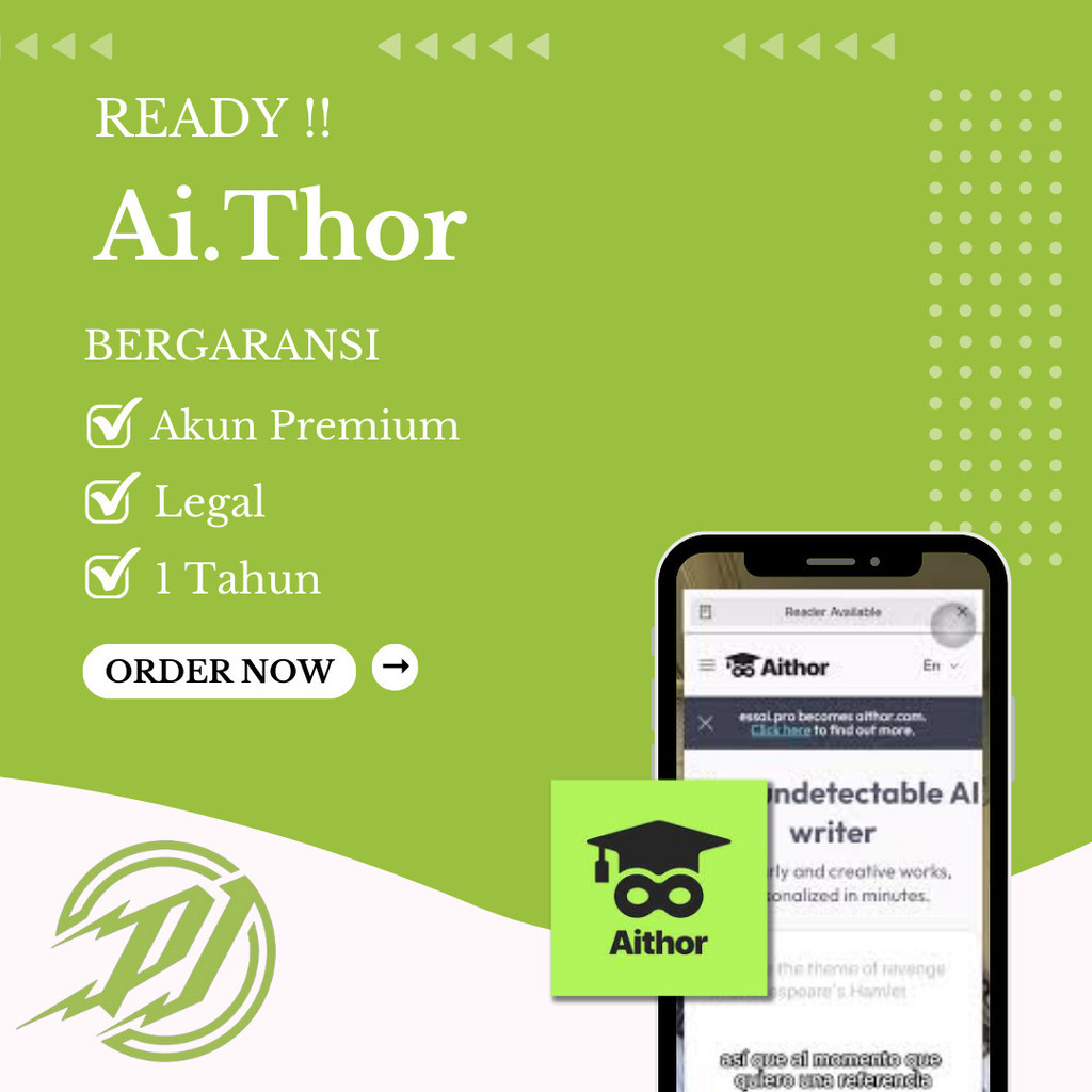 Akun Aithor Pro 1 Tahun - Membuat Secara Akurat, Pintar dan, Cepat untuk Artikel, Blog, Essai, dan K