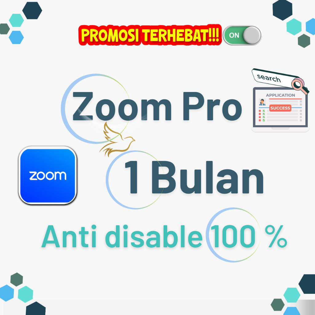 Zoom premium 1 Bulan 100 Peserta Pro