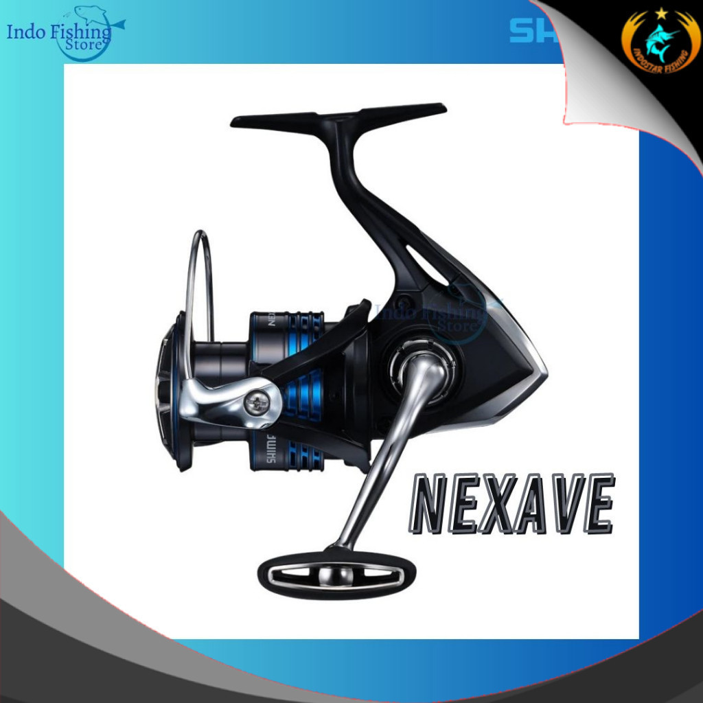 Reel Shimano NEXAVE 2021 FI FE Garansi 1 Tahun Fishing Reel - Indostar