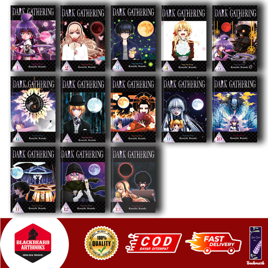 Manga Dark Gathering (10 book series) by Kenichi Kondo (English)