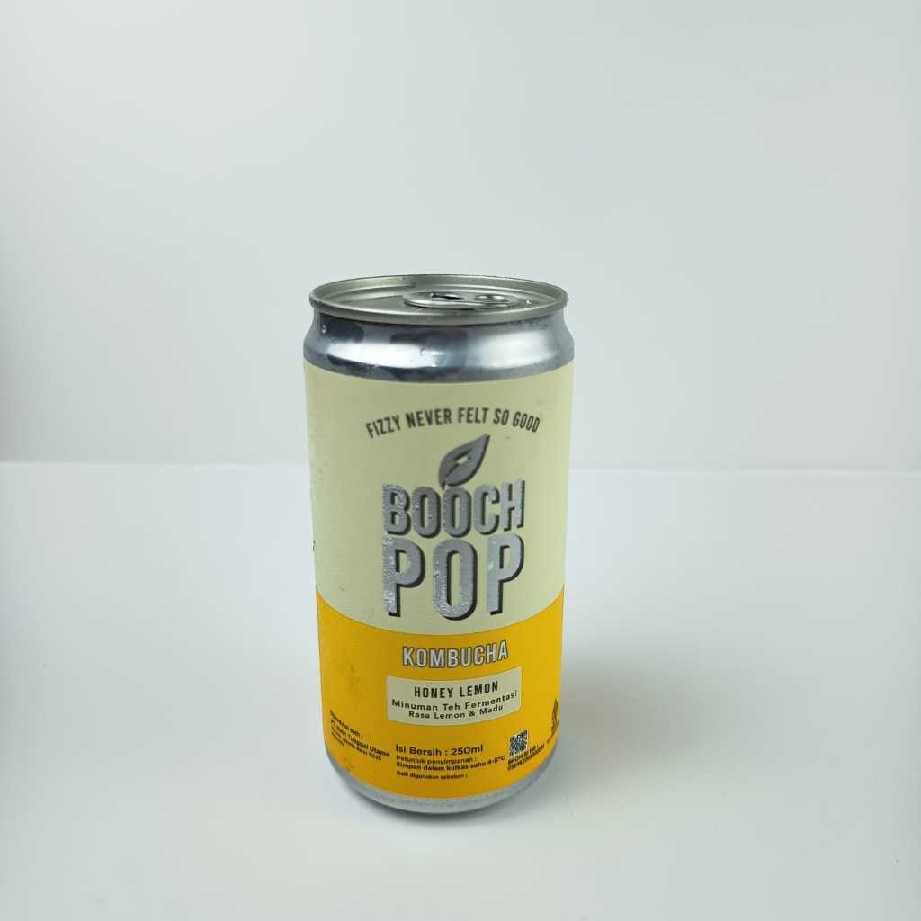 

Booch Pop Kombucha Honey Lemon Minuman Teh Fermentasi Rasa & Madu 250Ml