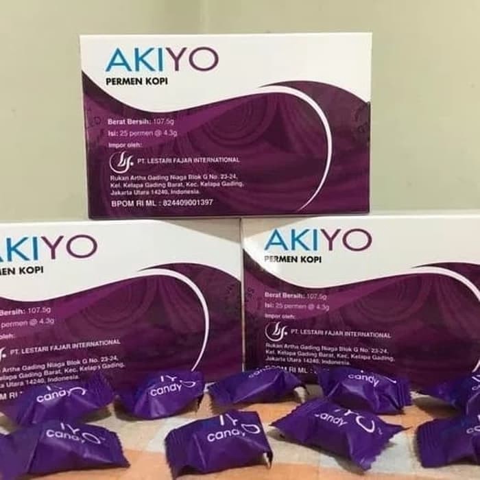 

[PALING LAKU]AKIYO PERMEN KOPI ASLI ORIGINAL IMPOR ISI 25PCS