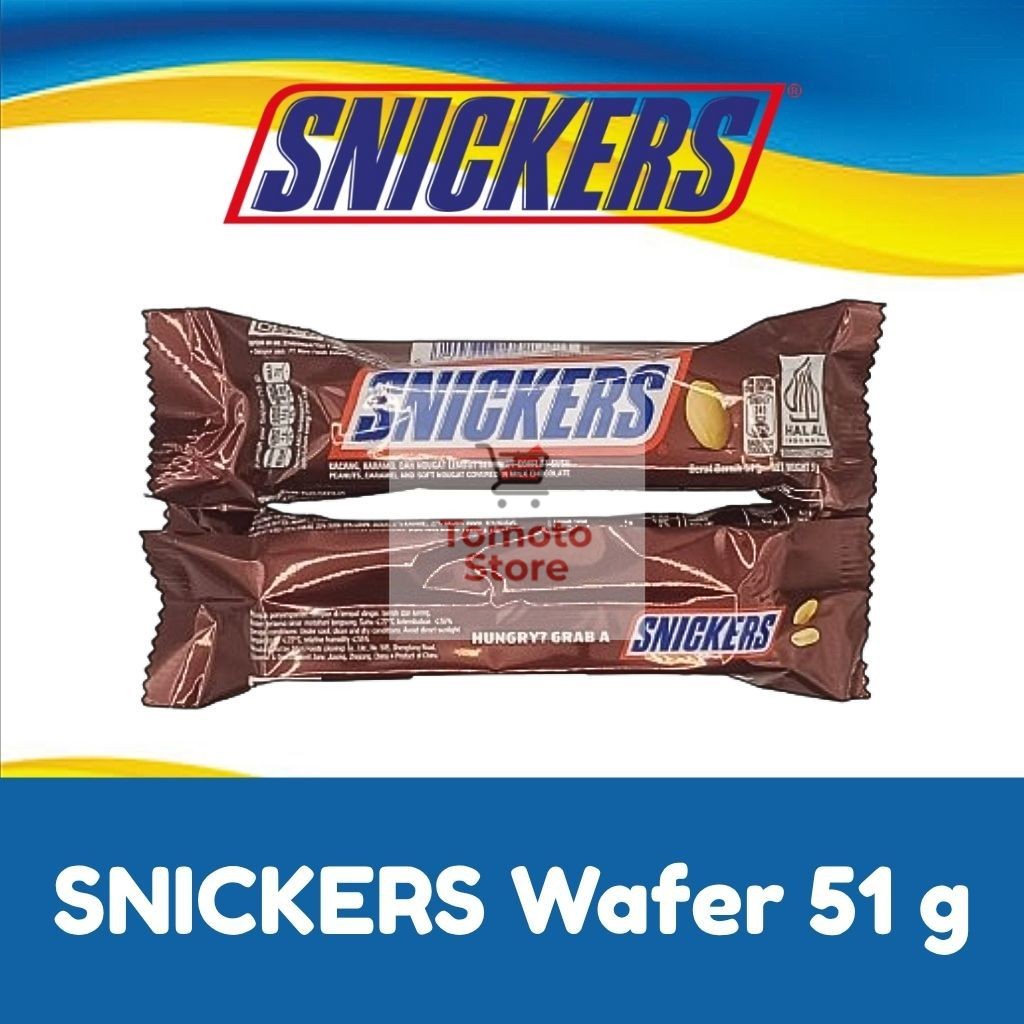 

✨ TOMOTOSTORE ✨ SNICKERS Chocolate Bar 51 gr