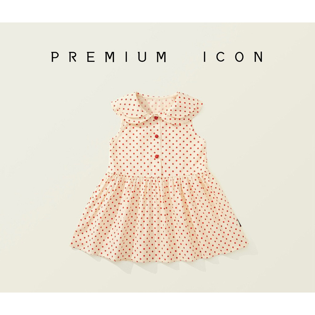 Red Polkadot Dress | Dress Anak Perempuan | Baju Anak Perempuan | Terusan Anak Perempuan