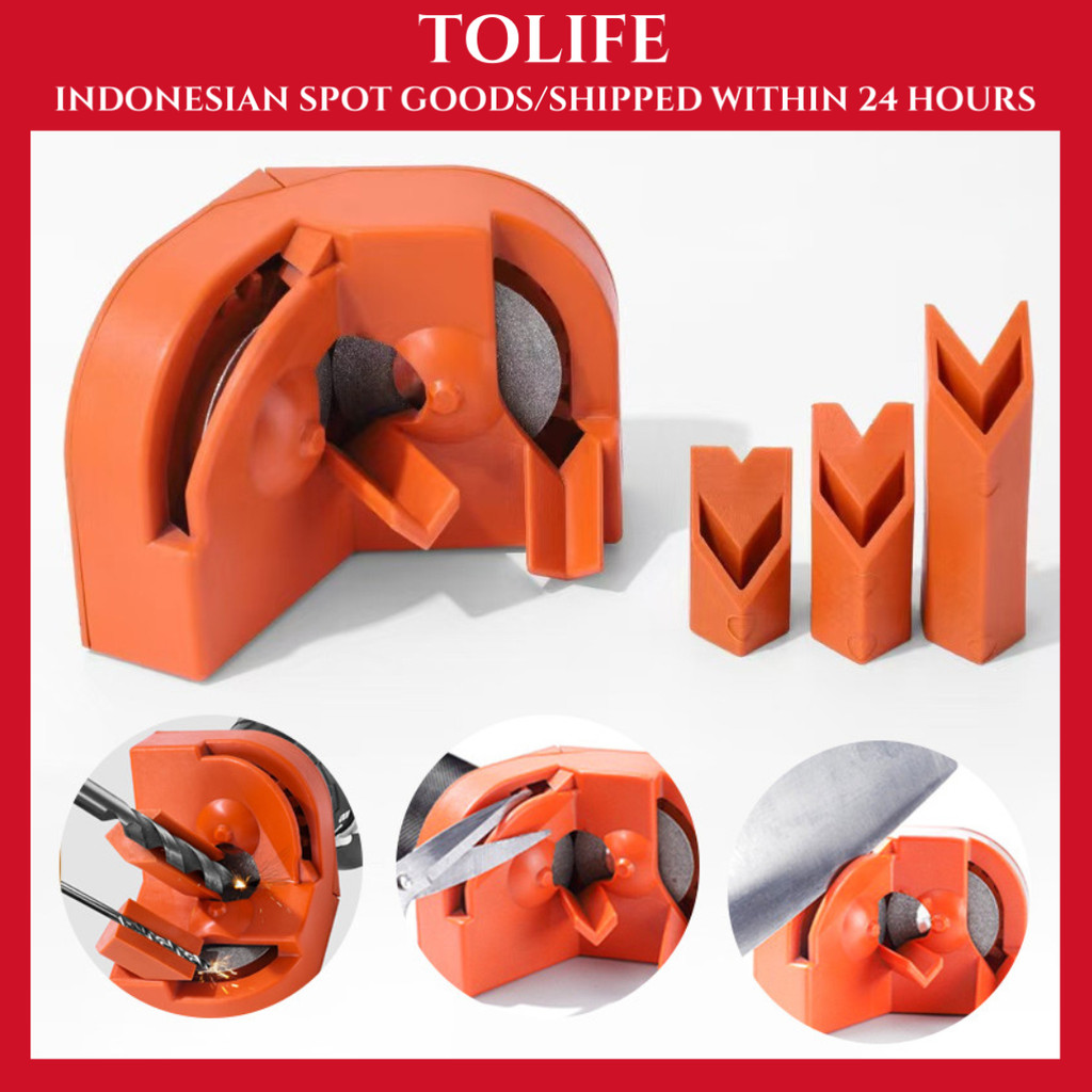 COD Alat Asah Mata Bor Profesional Diamond Drill Bit Sharpener untuk Semua Jenis Bor Besi Kayu Beton