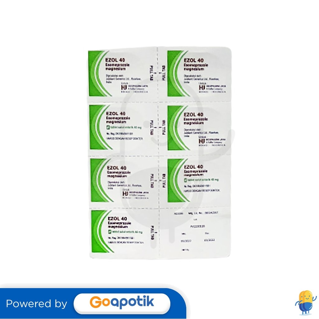 Ezol 40 Mg Strip 7 Tablet